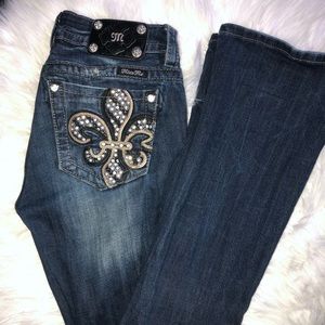 Miss me boot cut jeans mid rise